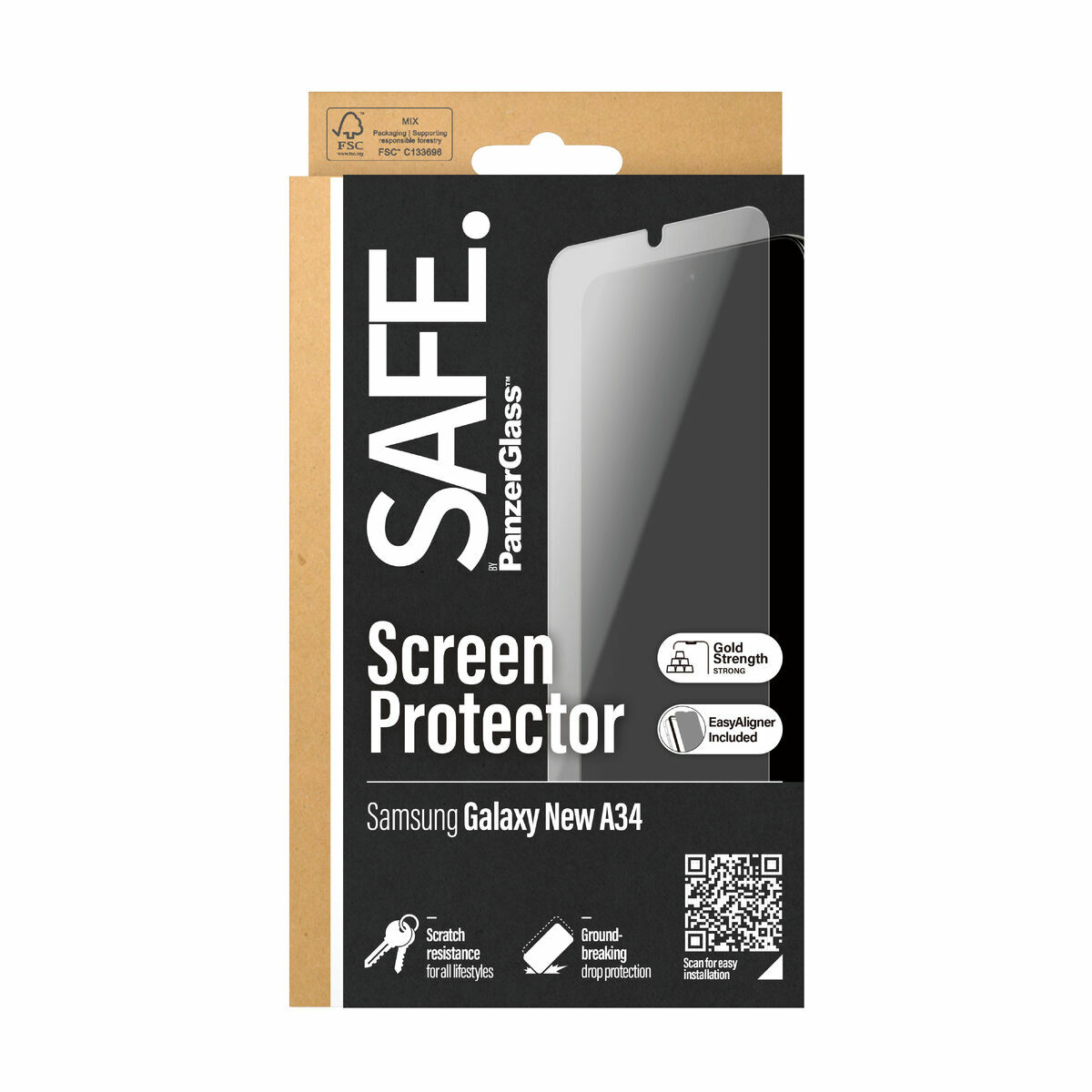 Mobile Screen Protector Panzer Glass SAFE95686 Samsung Galaxy A35 - Image 3