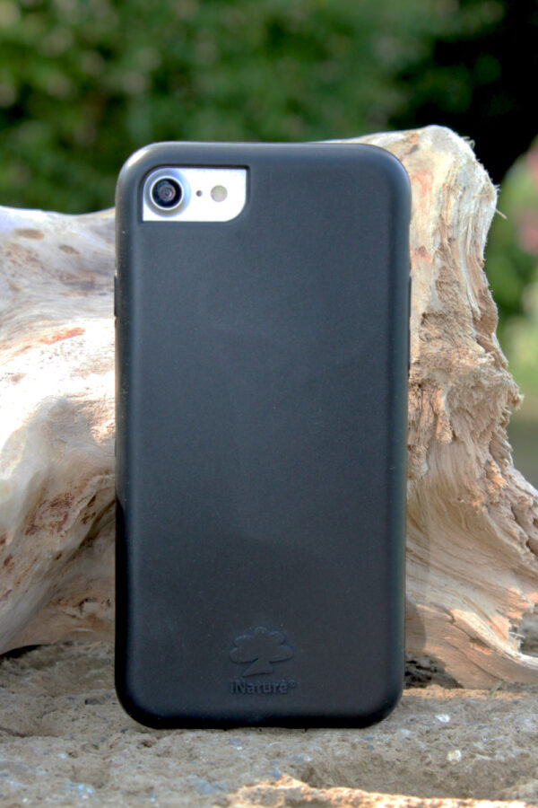 Custodia iNature iPhone 7/8/SE 2020 - Nero Vulcano