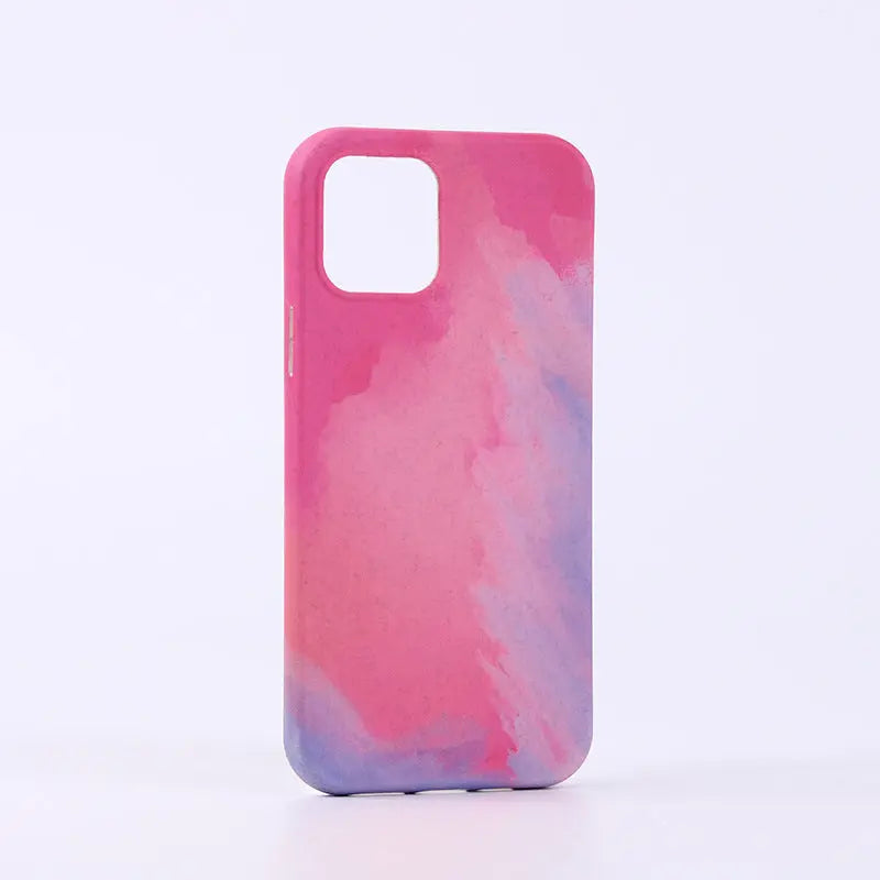 Biodegradable Frosted Oil Painting Phone Case - Image 4