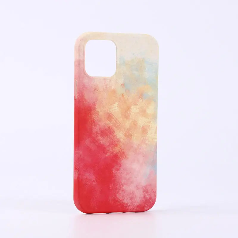 Biodegradable Frosted Oil Painting Phone Case - Image 5