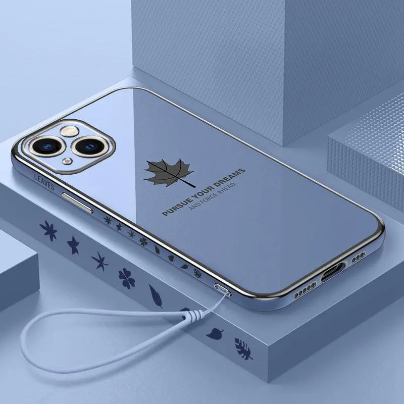iPhone 14 Anacotte Maple leaves Plating iPhone case - Image 43